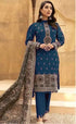 3PC Unstitched Dhanak Embroidered Shirt with Dhanak Emb Work Shawl Embroidered Dupatta MB-1134